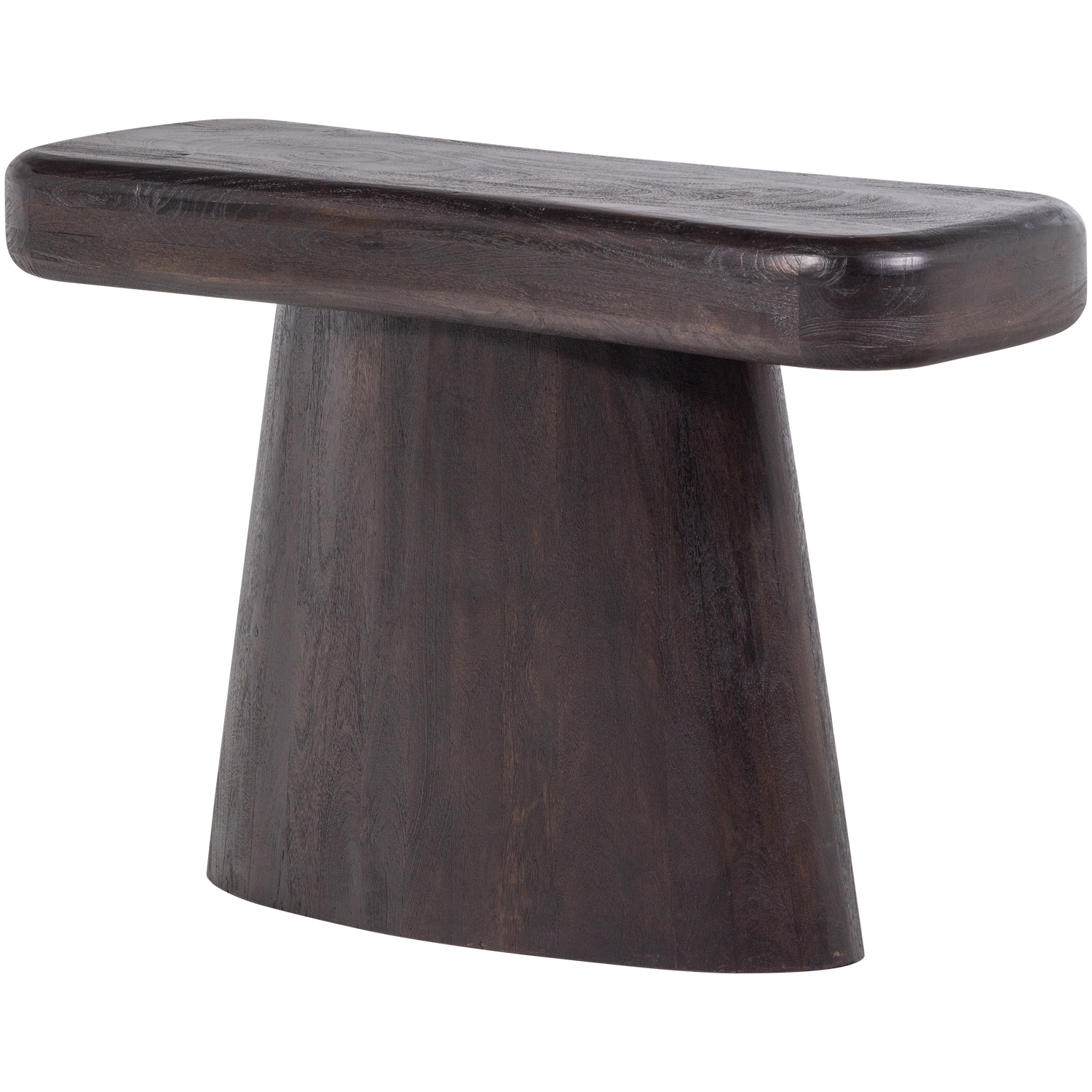 WOOOD Amco Sidetable - Mango Hout - Zwart - 76x120x40