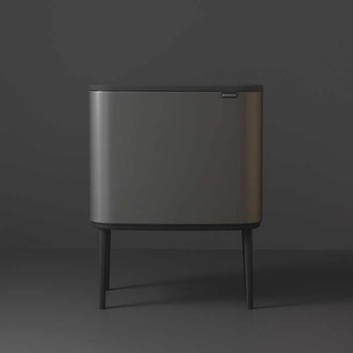 Brabantia Bo Touch Bin Afvalemmer 11 + 23 L - Platinum