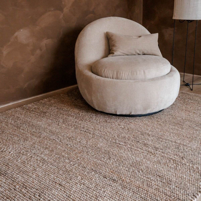 Interieur05 Wollen Vloerkleed Lichtbruin Vik - 200 x 290 cm