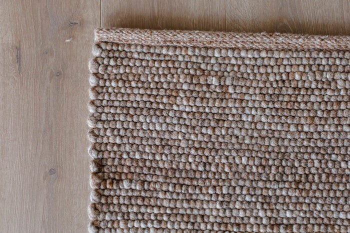 Interieur05 Wollen Vloerkleed Lichtbruin Vik - 160 x 230 cm