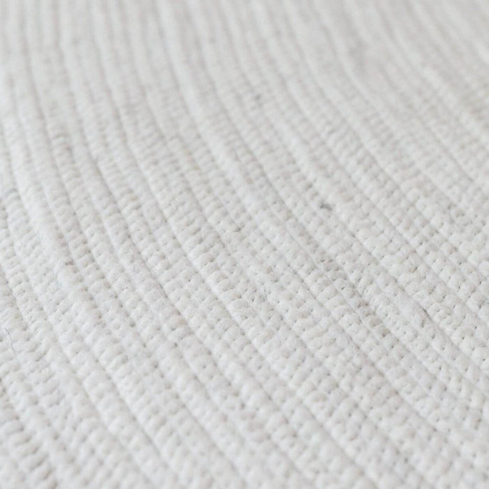 Interieur05 Rond wollen vloerkleed Gapo wit - 180 x 180 cm