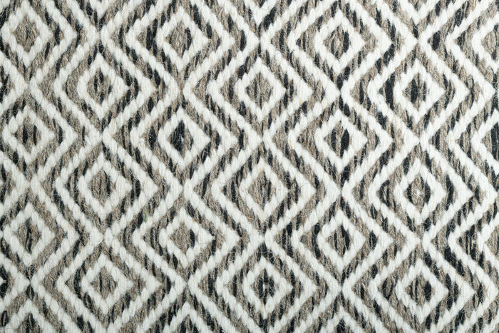 Theko Tapijt in Scandinavische stijl Trondheim 65x130 cm - Zwart|wit