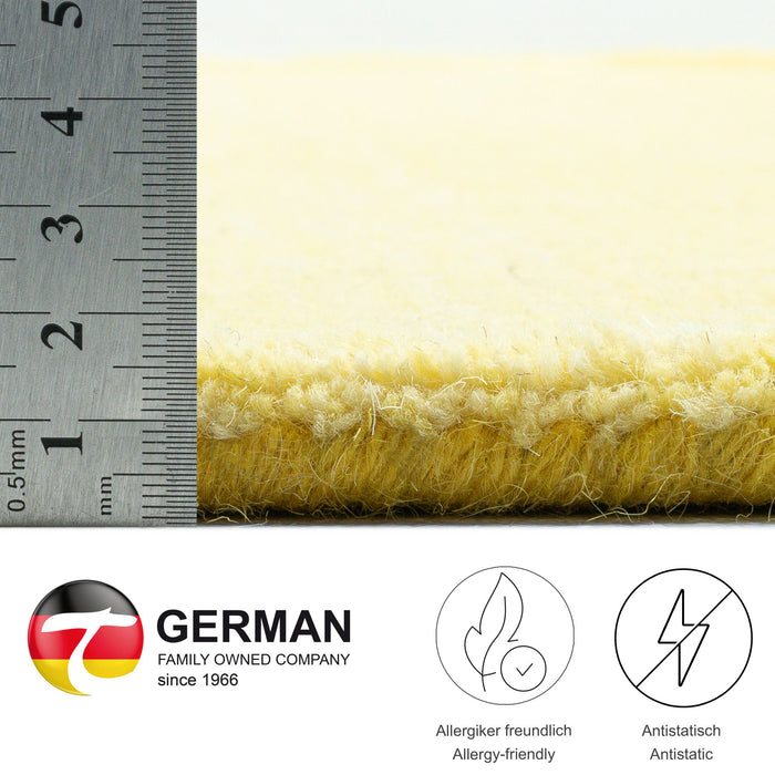 Theko Tapijt met kleurverloop Wool Comfort 140x200 cm - Geel
