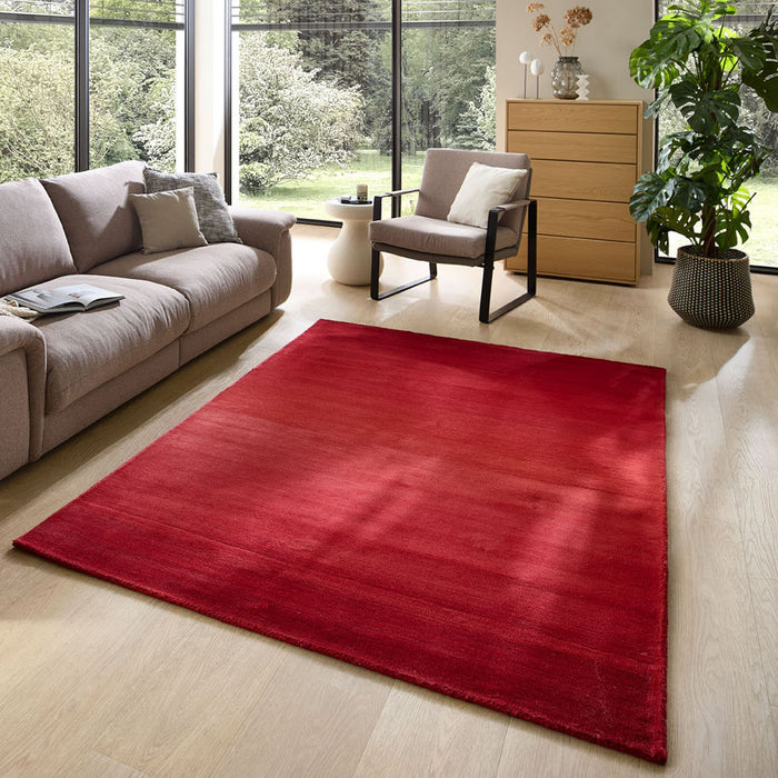 Theko Tapijt met kleurverloop Wool Comfort 140x200 cm - Rood