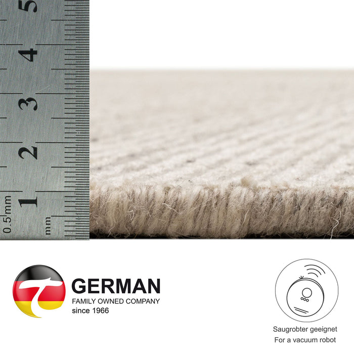 Theko gestreept UNI-tapijt Venus 170x240 cm - Beige