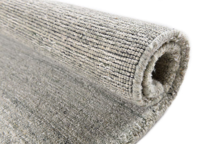 Theko Handgeweven wollen viscose tapijt San Diego 140x200 cm - Groen