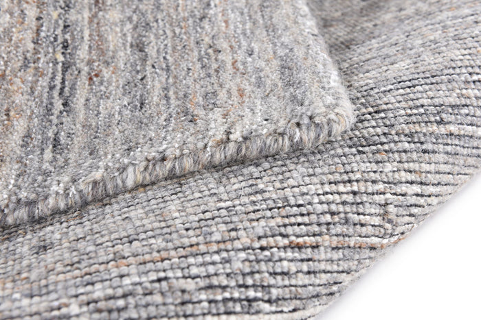 Theko Handgeweven wollen viscose tapijt San Diego 250x300 cm - Grijs