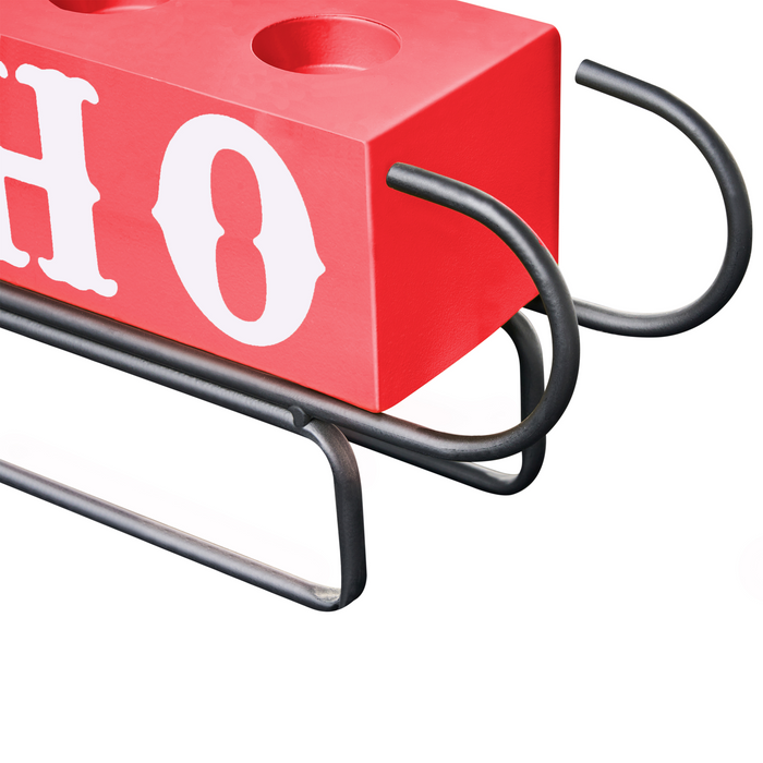 Beliani - KUHMO - Kaarshouder - Rood - IJzer