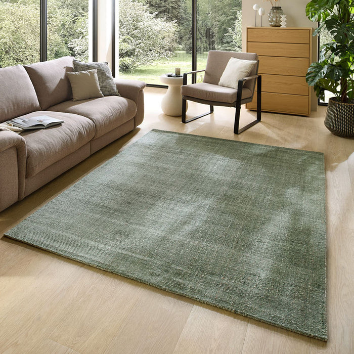 Theko gestreept UNI-tapijt Venus 170x240 cm - Groen