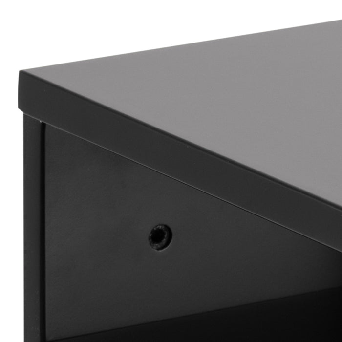 by fonQ basic Zoey Nachtkastje met bovenplank - Zwart