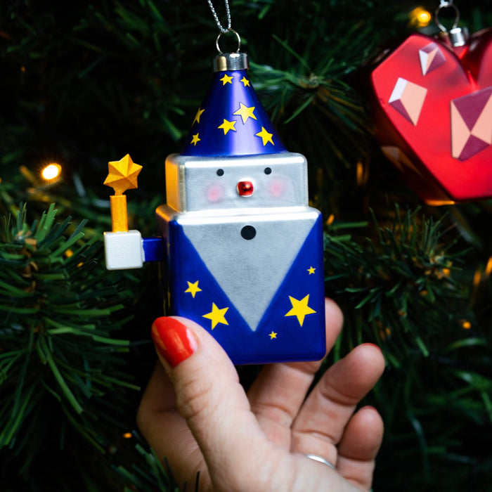 Alessi Kerstbal Le Palle Quadrate - Wizard - GJ02|10 - door Marcello Jori