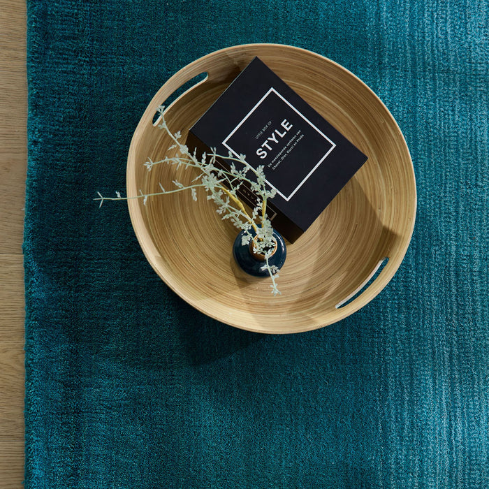 Theko Tapijt met kleurverloop Wool Comfort 160x230 cm - Turquoise