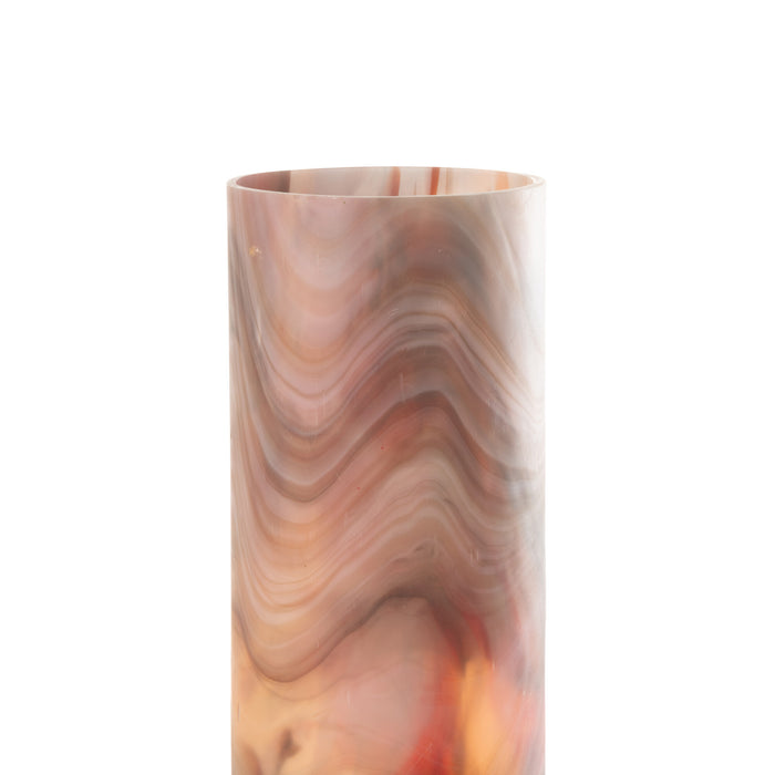 J-Line kaarshouder Arti - glas - bruin - small