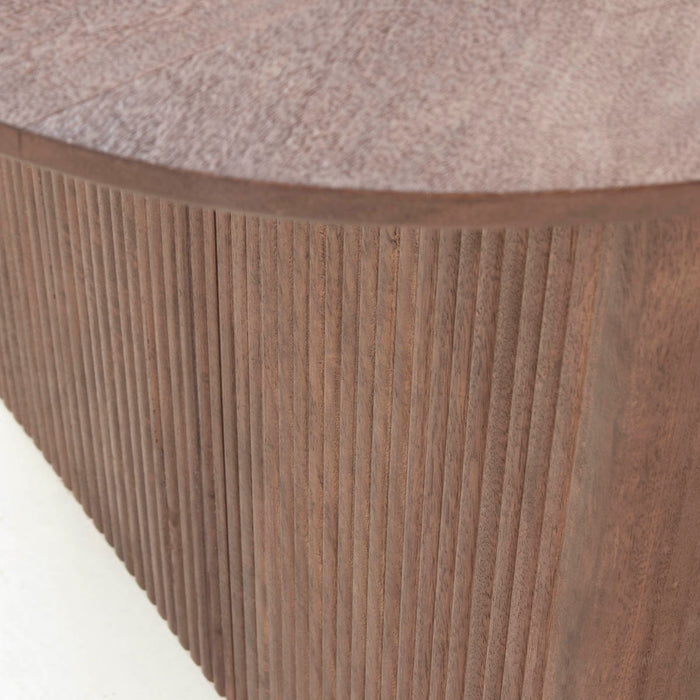 Giga Meubel - Eettafel Donkerbruin - 180x90x76cm - Aya