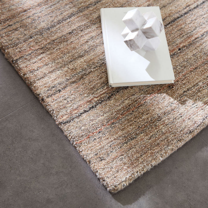 Theko Handgeweven wollen viscose tapijt San Diego 90x160 cm - Roze