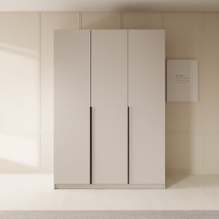 Meubella - Kledingkast Sabre - Beige - 150 cm