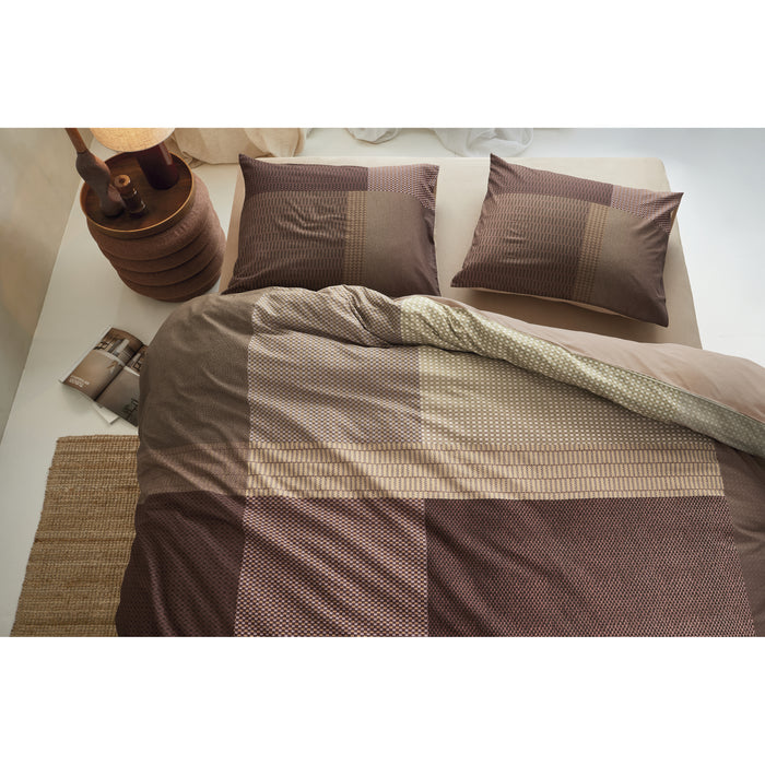 Beddinghouse Lovis Terra Dekbedovertrek 200 x 200/220 cm