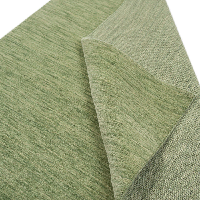 Theko Handgeweven UNI-tapijt Holi 70x140 cm - Groen