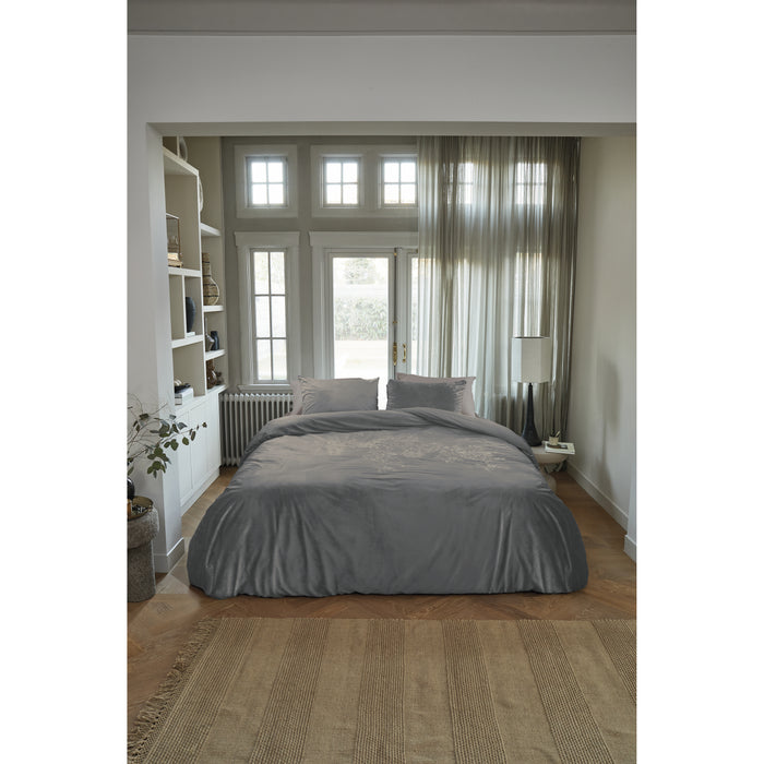 Beddinghouse Arya Grijs Dekbedovertrek 240 x 200/220 cm