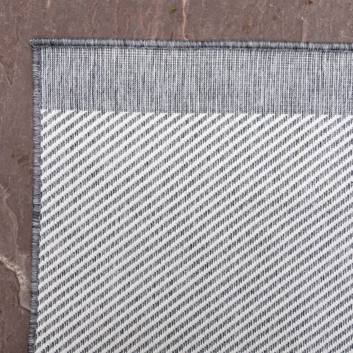 Buitenkleed Border - Grijs|wit - dubbelzijdig - EVA Interior