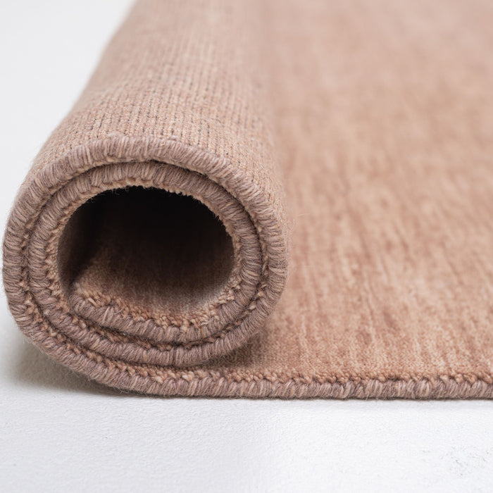 Theko Handgeweven UNI-tapijt Holi 190x250 cm - Beige