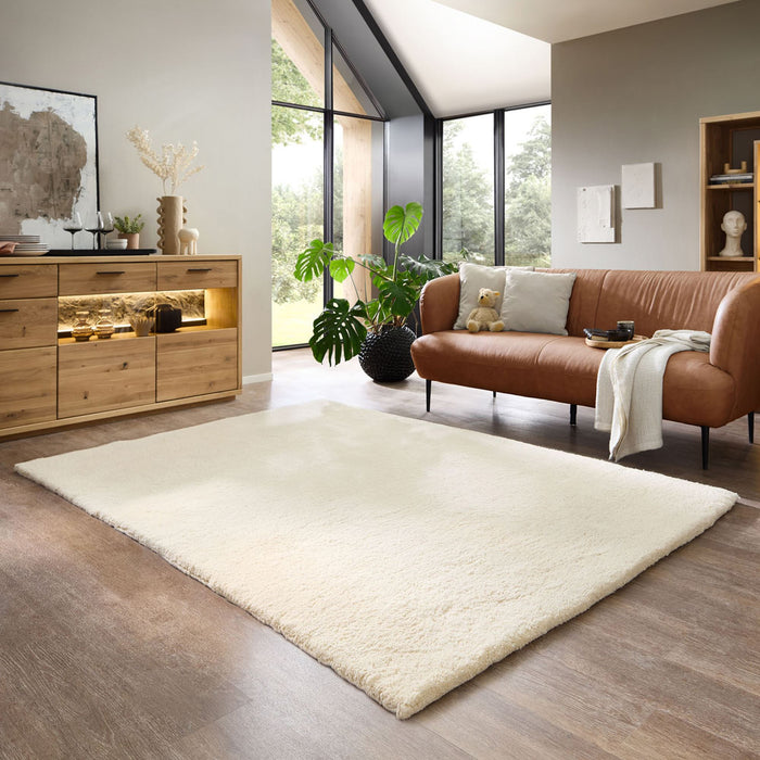 Theko handgeknoopt Berber tapijt Maloronga 120x180 cm - Blanc