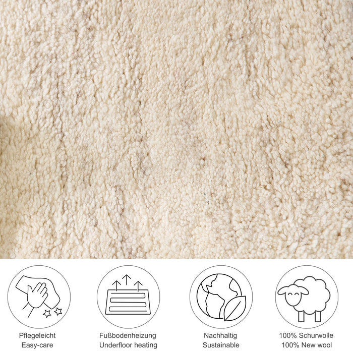 Theko handgeknoopt Berber tapijt Maloronga 60x90 cm - Jaspé