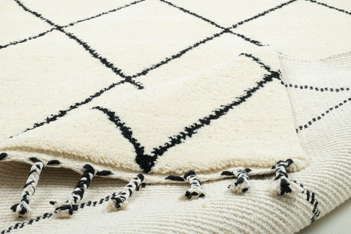 Theko Berber tapijt Marmoucha 250x350 cm - Beige