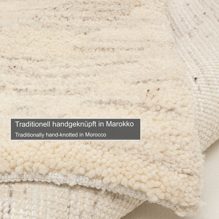 Theko Handgeknoopt Berber tapijt Hadj 60x90 cm - Jaspé