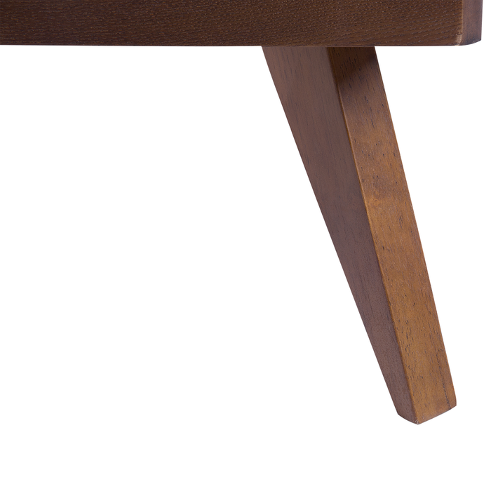 Beliani-ISTRES -Tweepersoonsbed-Donkere houtkleur-160 x 200 cm-MDF