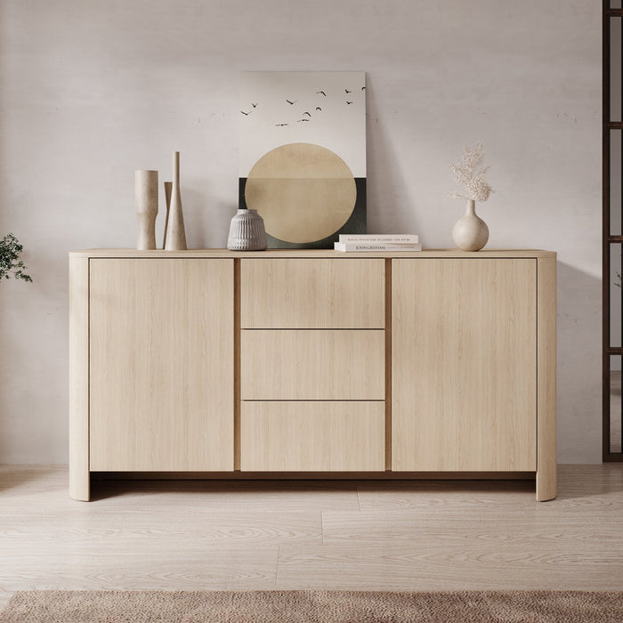 Meubella - Barbados - Dressoir - Eiken - 168x39x84 cm