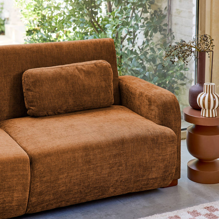 sweeek - 3-zits slaapbank stof