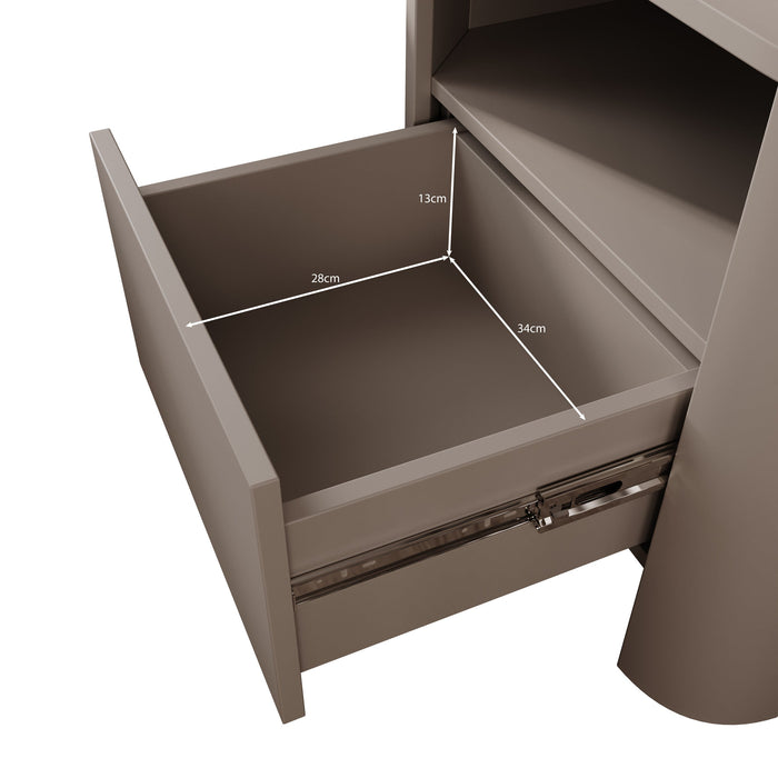 Meubella - Barbados - Nachtkastje - Beige