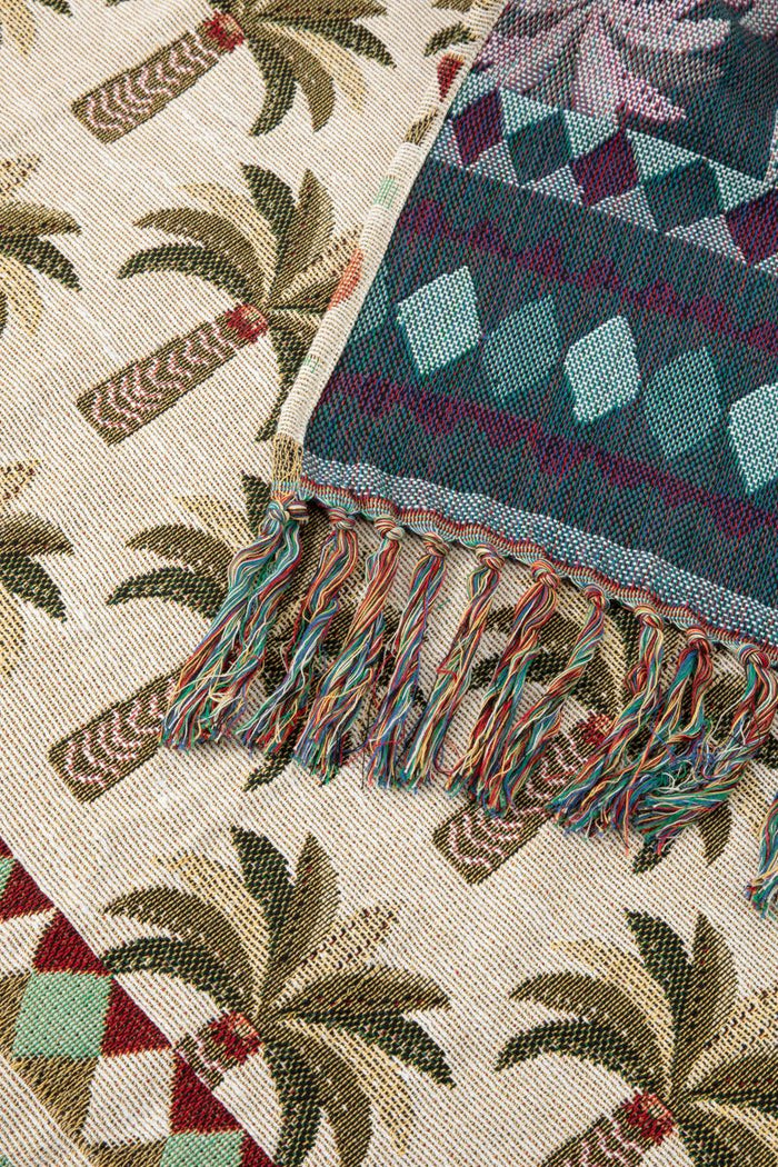 Sissy-Boy Multicolour sprei met palmbomen (130x180 cm)