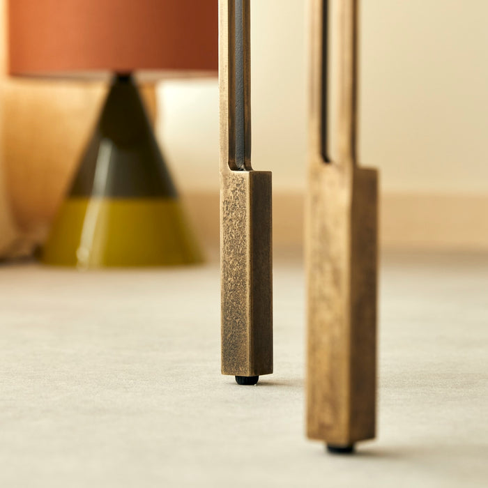 Tikamoon - Simëon - Nachtkastje van metaal en marmer