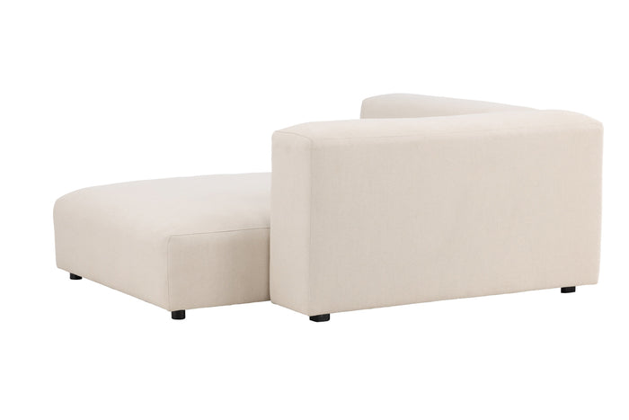 Fjôrd - Loungebank Beige Katoen - 177x138x70cm - Mavi