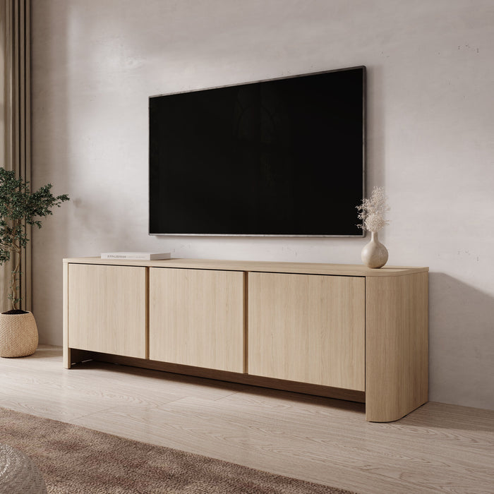 Meubella - Barbados - TV-Meubel - Eiken - 168 cm