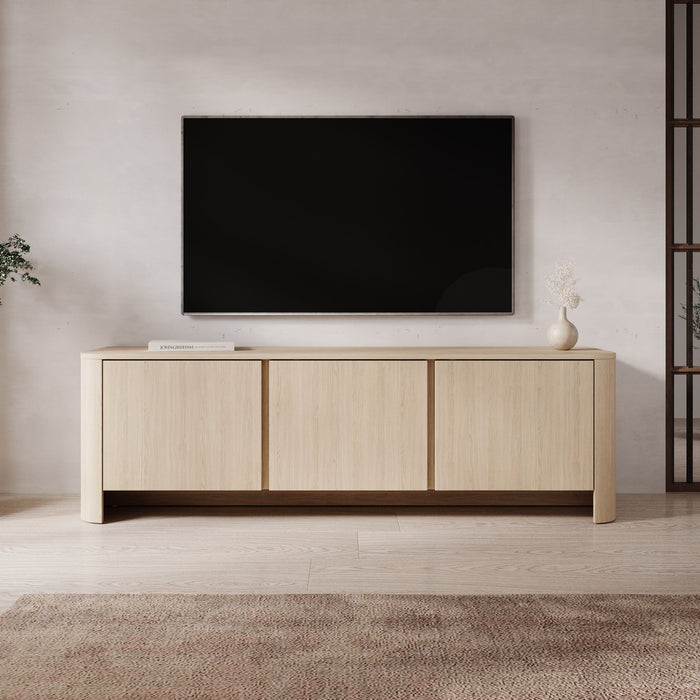 Meubella - Barbados - TV-Meubel - Eiken - 168 cm