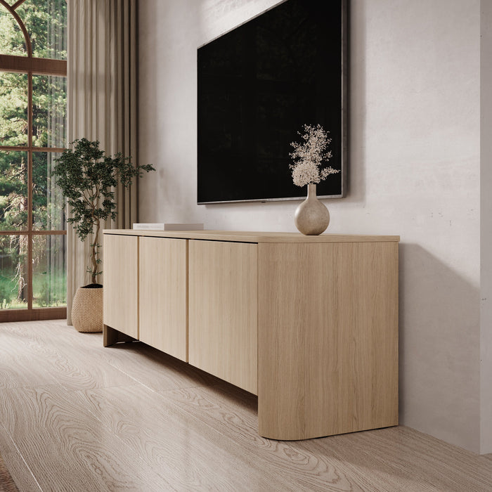 Meubella - Barbados - TV-Meubel - Eiken - 168 cm