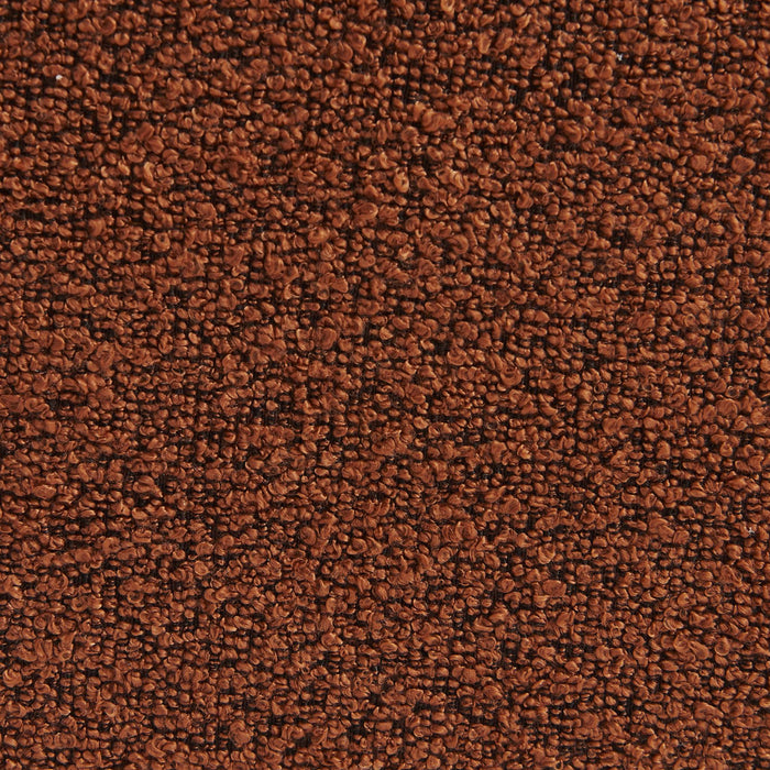 sweeek - Fauteuil bouclé stof 1 zitplaats + voetenbank