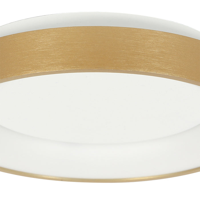 Steinhauer - plafonniere - Ringlede - goud - kunststof - Ø 28cm - LED