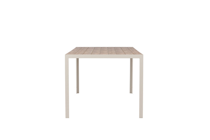 Fjôrd - Eettafel Rechthoek - Beige - 205x90x74cm - Break