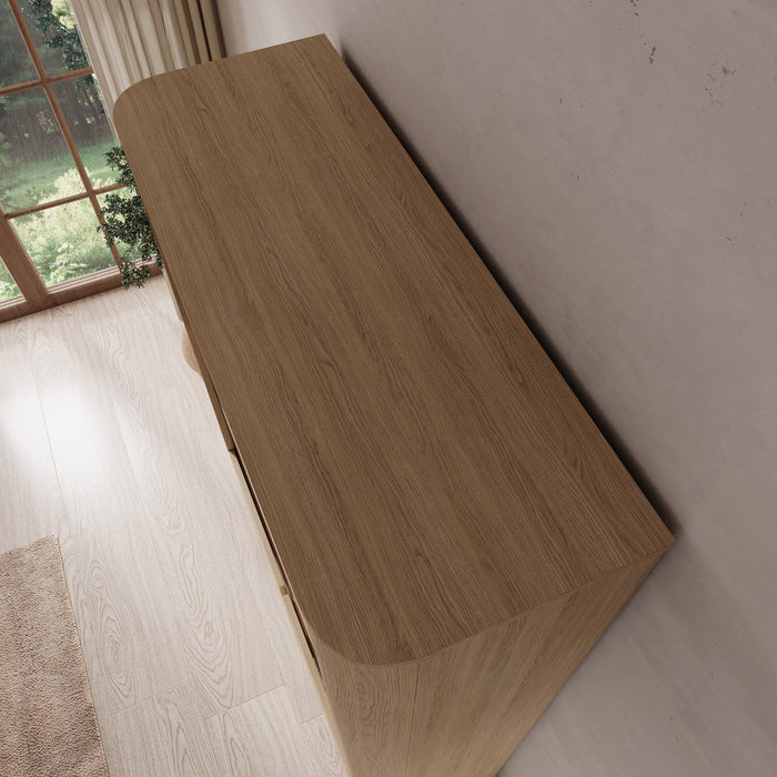 Meubella - Barbados - Boekenkast - Eiken - 103x39x170 cm