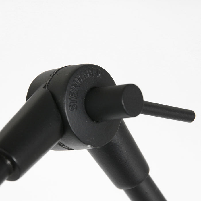 Steinhauer - Booglamp Zwart|Jeans Blauw Metaal|Linnen 100x40x250cm