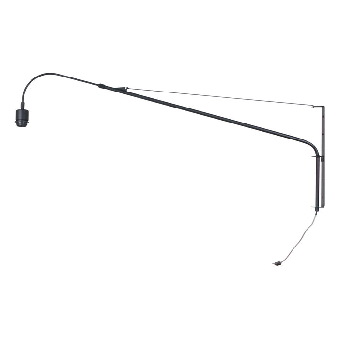Steinhauer - Wandlamp Zwart|Goud Linnen - 145x50x40cm - Elegant Classy