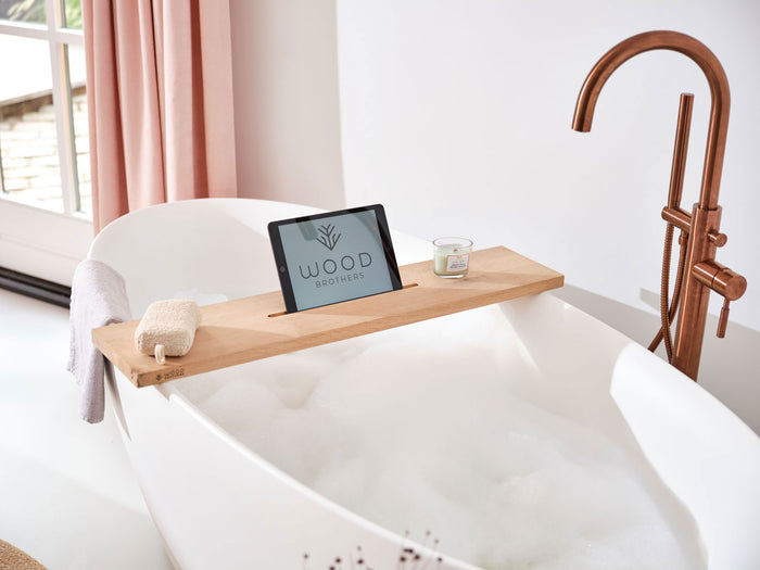 Badplank eiken naturel recht 70 x 20 cm - 25 mm