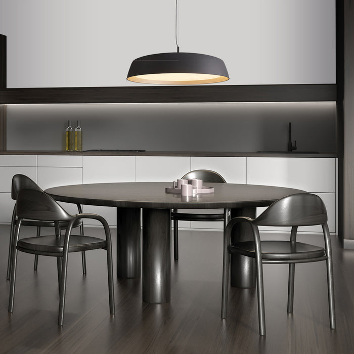 Steinhauer - Hanglamp Zwart|Goud Metaal - 45x45x150cm - Mykty