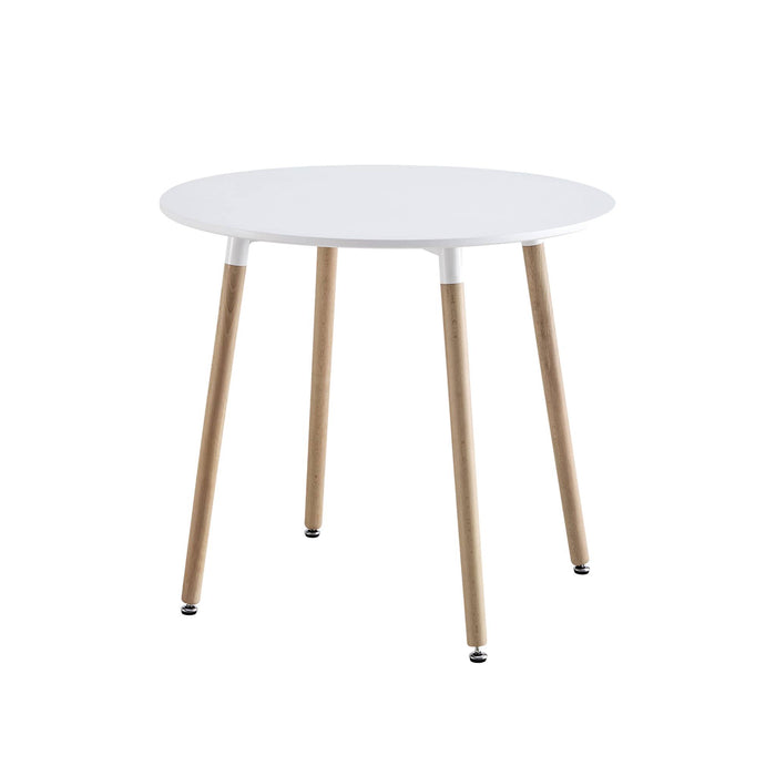 sweeek - Ronde eettafel Scandinavisch hout 2 plaatsen