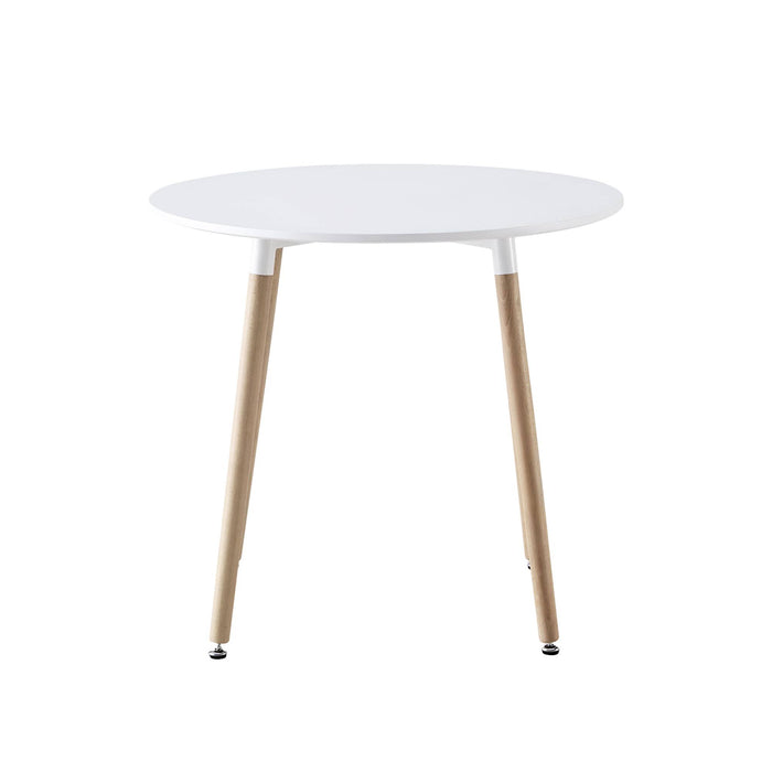 sweeek - Ronde eettafel Scandinavisch hout 2 plaatsen