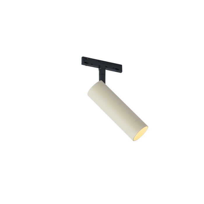 QAZQA Moderne spot beige met zwart voor railsysteem 1-fase GU10 35mm